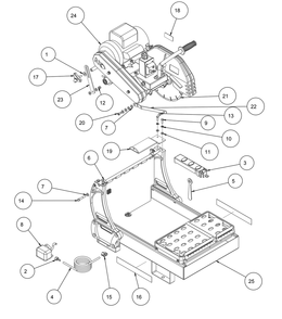 Part Location Diagram of 166308 MK Diamond Contractor Grade 14x125x1 10mm